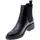 Zapatos Mujer Botines Francescomilano Stivaletto Beatles Donna Nero B17-01a-ne Negro