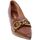 Zapatos Mujer Zapatos de tacón Francescomilano Decollete Donna Cuoio B01-07a-ma Marrón