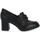 Zapatos Mujer Mocasín Jana BLACK NAPPA Negro