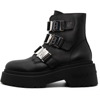 Zapatos Mujer Botas Tommy Jeans Tjw Chunky Boot Hard Negro