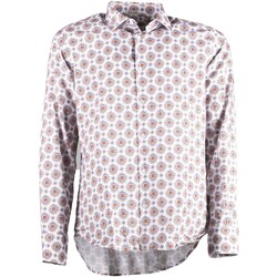 textil Hombre Camisas manga larga Sl56 Camicia Colletto Cotone Rosa