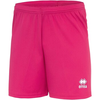 textil Niño Shorts / Bermudas Errea Pantaloni Corti  New Skin Panta Jr Fuxia Rosa