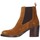 Zapatos Mujer Botines Alpe 23941101 Mujer Cuero Marrón