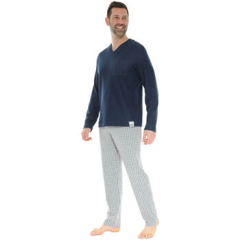 textil Hombre Pijama Pilus BLAISE Azul
