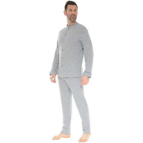 textil Hombre Pijama Pilus BLAISE Gris