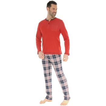 textil Hombre Pijama Christian Cane DAVY Rojo