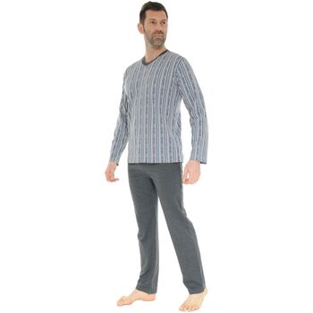 textil Hombre Pijama Christian Cane DAUBIAS Gris