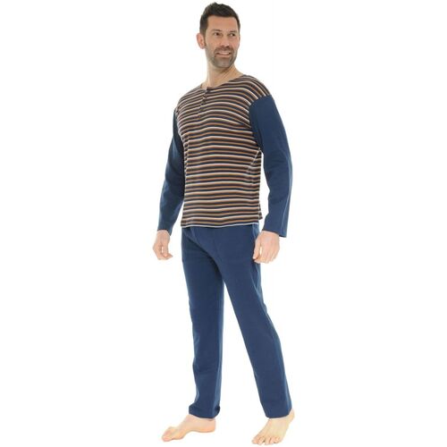 textil Hombre Pijama Christian Cane DARIUS Azul