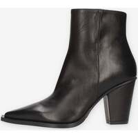 Zapatos Mujer Botas de caña baja Albano 2609-VITELLO-NERO Negro