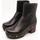 Zapatos Mujer Botines Zabba Difference 34-B9 Brea Negro