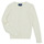 textil Niña Chaquetas de punto Polo Ralph Lauren MINI CABLE-TOPS-SWEATER Blanco