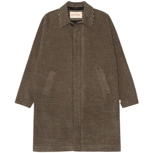 textil Hombre Abrigos Revolution Mac Jacket 7814 - Green Marrón