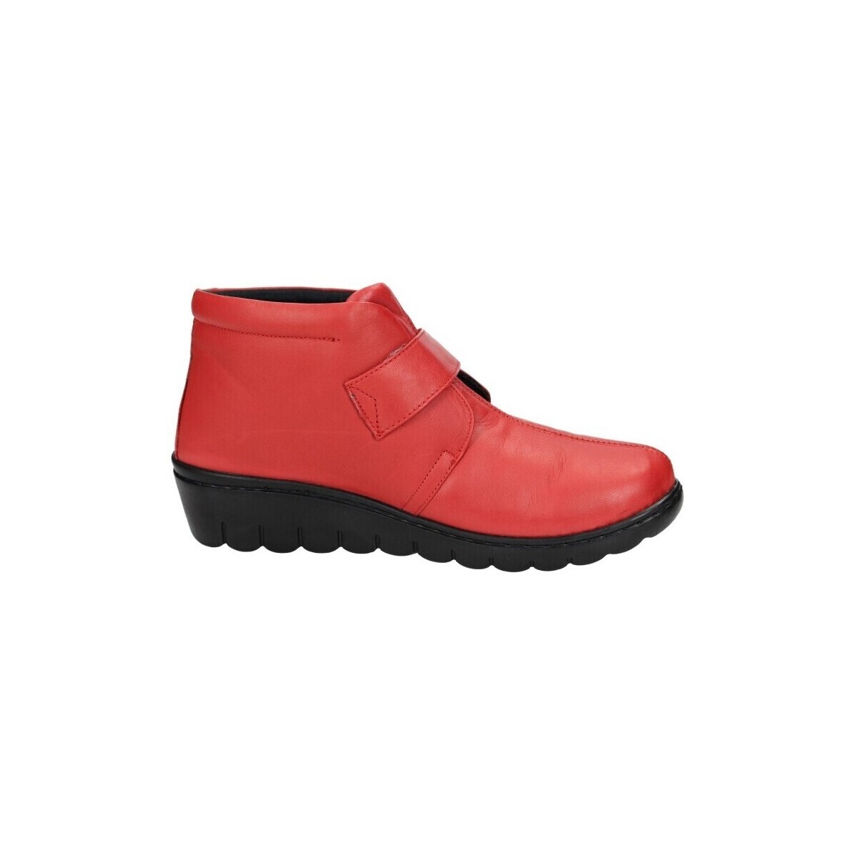 Zapatos Mujer Botas de caña baja 48 Horas Botines de piel Rojo