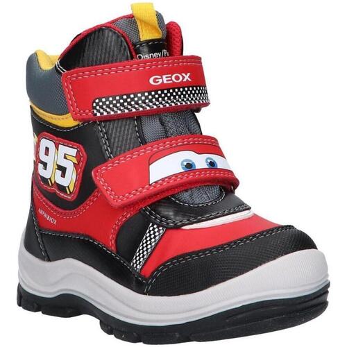 Zapatos Niño Botas de caña baja Geox B163VB 05411 B FLANFIL Rojo