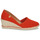 Zapatos Mujer Alpargatas Verbenas MAMEN SERRAJE Rojo