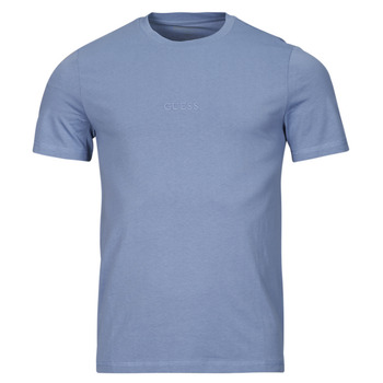textil Hombre Camisetas manga corta Guess AIDY CN SS Azul