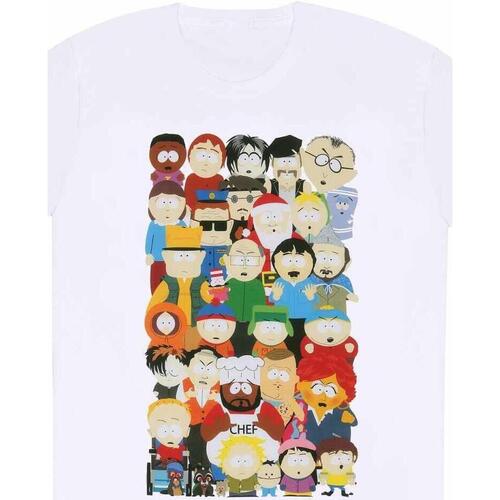 textil Camisetas manga larga South Park Town Group Blanco