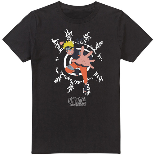 textil Hombre Camisetas manga larga Naruto: Shippuden TV2410 Negro