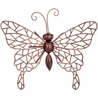 Casa Figuras decorativas Signes Grimalt Adornor Pared Mariposa Oro