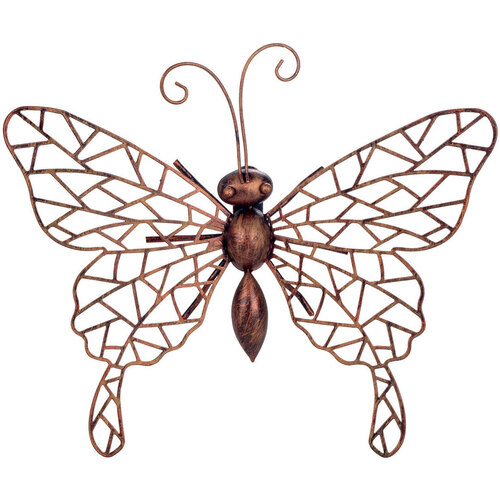 Casa Figuras decorativas Signes Grimalt Adornor Pared Mariposa Oro