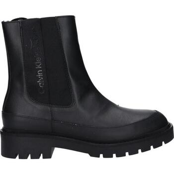 Zapatos Mujer Botas Calvin Klein Jeans YW0YW01254 COMBAT MID CHELSEA BOOT Negro