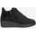Zapatos Mujer Zapatillas altas Agile By Ruco Line 226-A-PULVIA-STRASS-NERO Negro