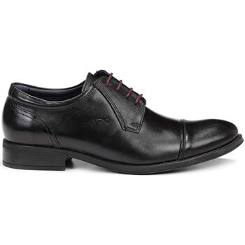 Zapatos Hombre Zapatos de trabajo Fluchos ZAPATO CORDONES DE PIEL  8412 MEMORY NEGRO Negro