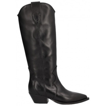 Zapatos Mujer Botas Alpe bota cowboy alta linea western fabricada en españa Negro