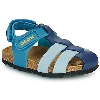 Zapatos Niño Sandalias Geox B SANDAL CHALKI BOY Azul