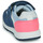 Zapatos Niña Zapatillas bajas Geox B ALBEN GIRL Azul / Rosa