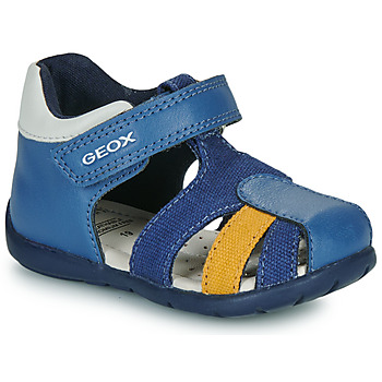 Zapatos Niño Sandalias Geox B ELTHAN BOY Azul / Amarillo