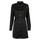 textil Mujer Vestidos cortos Karl Lagerfeld karl charm satin shirt dress Negro / Blanco
