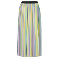textil Mujer Faldas Karl Lagerfeld stripe pleated skirt Multicolor