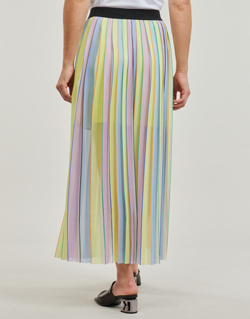 Karl Lagerfeld stripe pleated skirt Multicolor