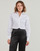 textil Mujer Camisas Karl Lagerfeld crop poplin shirt Blanco