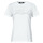 textil Mujer Camisetas manga corta Karl Lagerfeld rhinestone logo t-shirt Blanco