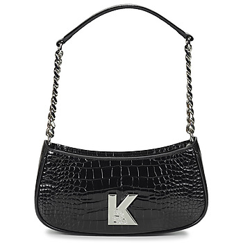 Bolsos Mujer Bolso para llevar al hombro Karl Lagerfeld K/KAMEO SHOULDERBAG CROC Negro