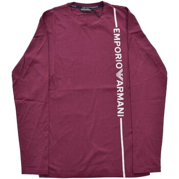 textil Hombre Camisetas manga larga Emporio Armani 111023 3F523 - Hombres Rojo