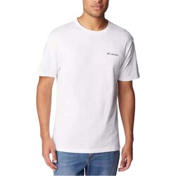 textil Hombre Tops y Camisetas Columbia Csc Basic Logo™ Short Sleeve Blanco