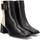 Zapatos Mujer Botines Wonders H-4350 Negro