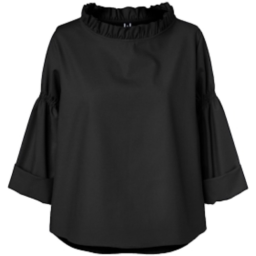 textil Mujer Tops / Blusas Wendy Trendy Top 221640 - Black Negro