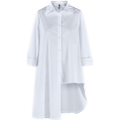 textil Mujer Tops / Blusas Wendy Trendy Shirt 220511 - White Blanco