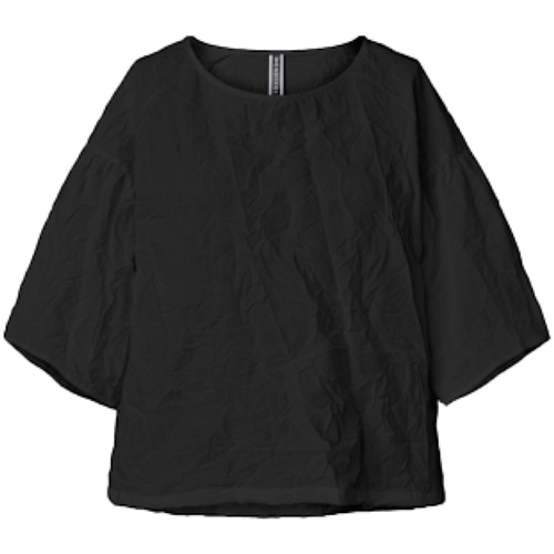 textil Mujer Tops / Blusas Wendy Trendy Top 221624 - Black Negro