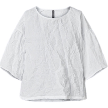 textil Mujer Tops / Blusas Wendy Trendy Top 221624 - White Blanco