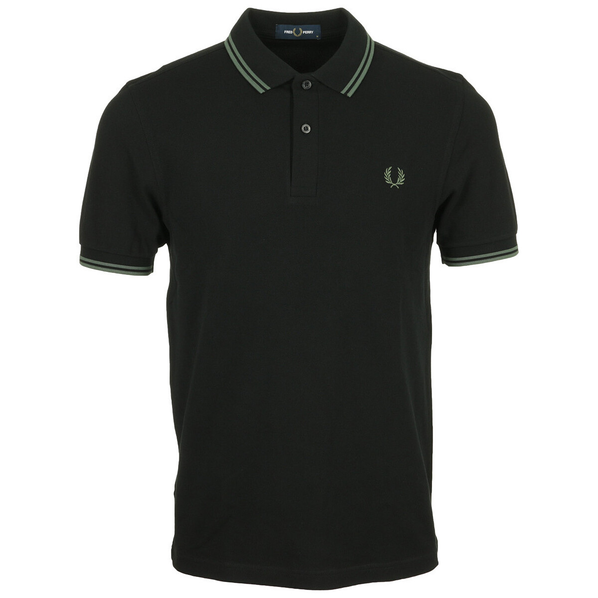 textil Hombre Tops y Camisetas Fred Perry Twin Tipped Negro