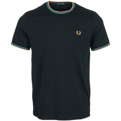 textil Hombre Camisetas manga corta Fred Perry Twin Tipped Azul