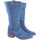 Zapatos Mujer Multideporte Bienve Bota señora  a2462 azul Azul