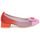 Zapatos Mujer Bailarinas-manoletinas Hispanitas ARUBA Violeta / Rojo