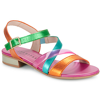 Zapatos Mujer Sandalias Hispanitas LENA Rosa / Naranja / Verde