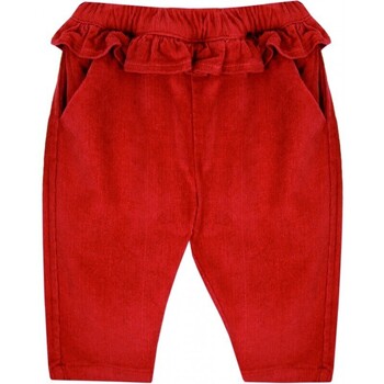 textil Niños Pantalones Bonnet À Pompon BOSL26-27 Rojo